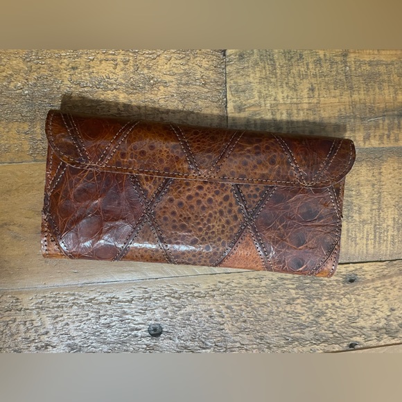 Vintage Genuine Alligator Leather Wallet GORGEOUS or best offer - Picture 3 of 10